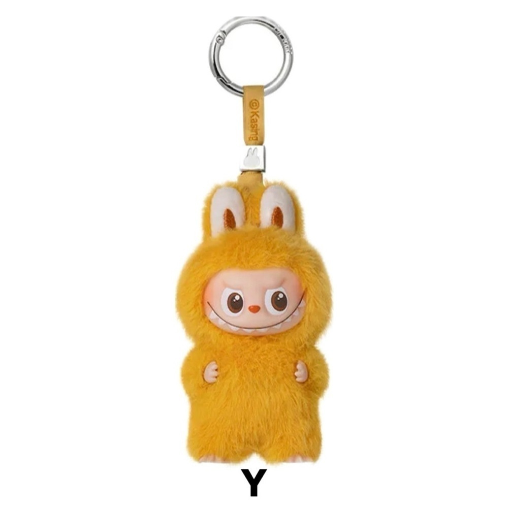 [NEW] POP MART Mini Labubu Pin for Love Vinyl Plush Pendant (N-Z) - Y Orange